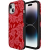 image:imageCasely iPhone 15 Plus Case  Final Rose  Red amp Pink Floral  Bold Protective Design  MagSafe Compatible Design