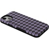image:imageCasely iPhone 15 Plus Case  Harlequin Midnight Diamond  Black and Purple  Bold Protective Design  MagSafe Compatible Design