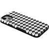image:imageCasely iPhone 15 Plus Case  Harlequin Salem Diamond  Black and White  Bold Protective Design  MagSafe Compatible Design