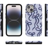 image:imageCasely iPhone 15 Plus Case  Love Me Knot  Blue Bow  Bold Protective Design  MagSafe Compatible Design