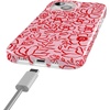 image:imageCasely iPhone 15 Plus Case  Lovebug  Blue Hearts  Compatible with MagSafe  Classic Ultra Slim DesignBlush Garden  Floral Doodle