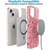 image:imageCasely iPhone 15 Plus Case  Lovebug  Blue Hearts  Compatible with MagSafe  Classic Ultra Slim DesignBlush Garden  Floral Doodle
