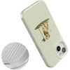 image:imageCasely iPhone 15 Plus Case  Lovebug  Blue Hearts  Compatible with MagSafe  Classic Ultra Slim DesignClubhouse  Golden on the Green