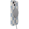 image:imageCasely iPhone 15 Plus Case  Lovebug  Blue Hearts  Compatible with MagSafe  Classic Ultra Slim DesignFit Check  Light Blue Checkerboard