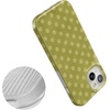 image:imageCasely iPhone 15 Plus Case  Lovebug  Blue Hearts  Compatible with MagSafe  Classic Ultra Slim DesignKiwi Cooler  Poolside Print