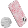 image:imageCasely iPhone 15 Plus Case  Lovebug  Blue Hearts  Compatible with MagSafe  Classic Ultra Slim DesignSealed with a Kiss  Pink Lipstick