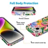 image:imageCasely iPhone 15 Plus Case  Lovebug  Blue Hearts  Compatible with MagSafe  Classic Ultra Slim DesignSunshine Jungle  Poolside Print