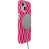 image:imageCasely iPhone 15 Plus Case  Lovebug  Blue Hearts  Compatible with MagSafe  Classic Ultra Slim DesignVibe Check  Pink Checkerboard