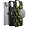 image:imageCasely iPhone 15 Plus Case  Mystic Moths  Green Twilight  Bold Protective Design  MagSafe Compatible Design