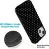image:imageCasely iPhone 15 Plus Case  On the Dot  Black Polka Dot  Bold Protective Design  Compatible with MagSafe