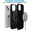 image:imageCasely iPhone 15 Plus Case  On the Dot  Black Polka Dot  Bold Protective Design  Compatible with MagSafe