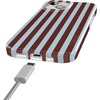 image:imageCasely iPhone 15 Plus Case  Sunday in Brooklyn  Chocolate Blue Stripes  Compatible with MagSafe  Classic Ultra Slim Design