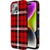 image:imageCasely iPhone 15 Plus Case  Weve Peaked  Aprs Ski Mountains  Compatible with MagSafe  Classic Ultra Slim DesignAs if  Red Plaid