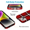 image:imageCasely iPhone 15 Plus Case  Weve Peaked  Aprs Ski Mountains  Compatible with MagSafe  Classic Ultra Slim DesignAs if  Red Plaid