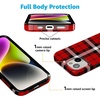 image:imageCasely iPhone 15 Plus Case  Weve Peaked  Aprs Ski Mountains  Compatible with MagSafe  Classic Ultra Slim DesignAs if  Red Plaid
