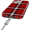 image:imageCasely iPhone 15 Plus Case  Weve Peaked  Aprs Ski Mountains  Compatible with MagSafe  Classic Ultra Slim DesignAs if  Red Plaid