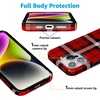 image:imageCasely iPhone 15 Plus Case  Weve Peaked  Aprs Ski Mountains  Compatible with MagSafe  Classic Ultra Slim DesignAs if  Red Plaid