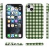 image:imageCasely iPhone 15 Plus Case  Weve Peaked  Aprs Ski Mountains  Compatible with MagSafe  Classic Ultra Slim DesignChecked Twice  Green Plaid