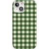 image:imageCasely iPhone 15 Plus Case  Weve Peaked  Aprs Ski Mountains  Compatible with MagSafe  Classic Ultra Slim DesignChecked Twice  Green Plaid