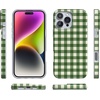 image:imageCasely iPhone 15 Plus Case  Weve Peaked  Aprs Ski Mountains  Compatible with MagSafe  Classic Ultra Slim DesignChecked Twice  Green Plaid