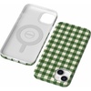 image:imageCasely iPhone 15 Plus Case  Weve Peaked  Aprs Ski Mountains  Compatible with MagSafe  Classic Ultra Slim DesignChecked Twice  Green Plaid