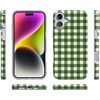 image:imageCasely iPhone 15 Plus Case  Weve Peaked  Aprs Ski Mountains  Compatible with MagSafe  Classic Ultra Slim DesignChecked Twice  Green Plaid