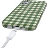 image:imageCasely iPhone 15 Plus Case  Weve Peaked  Aprs Ski Mountains  Compatible with MagSafe  Classic Ultra Slim DesignChecked Twice  Green Plaid