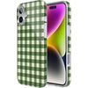 image:imageCasely iPhone 15 Plus Case  Weve Peaked  Aprs Ski Mountains  Compatible with MagSafe  Classic Ultra Slim DesignChecked Twice  Green Plaid