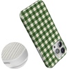 image:imageCasely iPhone 15 Plus Case  Weve Peaked  Aprs Ski Mountains  Compatible with MagSafe  Classic Ultra Slim DesignChecked Twice  Green Plaid