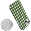 image:imageCasely iPhone 15 Plus Case  Weve Peaked  Aprs Ski Mountains  Compatible with MagSafe  Classic Ultra Slim DesignChecked Twice  Green Plaid