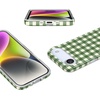 image:imageCasely iPhone 15 Plus Case  Weve Peaked  Aprs Ski Mountains  Compatible with MagSafe  Classic Ultra Slim DesignChecked Twice  Green Plaid