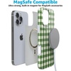 image:imageCasely iPhone 15 Plus Case  Weve Peaked  Aprs Ski Mountains  Compatible with MagSafe  Classic Ultra Slim DesignChecked Twice  Green Plaid