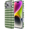image:imageCasely iPhone 15 Plus Case  Weve Peaked  Aprs Ski Mountains  Compatible with MagSafe  Classic Ultra Slim DesignChecked Twice  Green Plaid