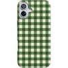 image:imageCasely iPhone 15 Plus Case  Weve Peaked  Aprs Ski Mountains  Compatible with MagSafe  Classic Ultra Slim DesignChecked Twice  Green Plaid