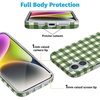 image:imageCasely iPhone 15 Plus Case  Weve Peaked  Aprs Ski Mountains  Compatible with MagSafe  Classic Ultra Slim DesignChecked Twice  Green Plaid