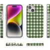 image:imageCasely iPhone 15 Plus Case  Weve Peaked  Aprs Ski Mountains  Compatible with MagSafe  Classic Ultra Slim DesignChecked Twice  Green Plaid