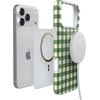 image:imageCasely iPhone 15 Plus Case  Weve Peaked  Aprs Ski Mountains  Compatible with MagSafe  Classic Ultra Slim DesignChecked Twice  Green Plaid