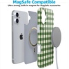 image:imageCasely iPhone 15 Plus Case  Weve Peaked  Aprs Ski Mountains  Compatible with MagSafe  Classic Ultra Slim DesignChecked Twice  Green Plaid