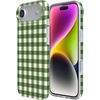 image:imageCasely iPhone 15 Plus Case  Weve Peaked  Aprs Ski Mountains  Compatible with MagSafe  Classic Ultra Slim DesignChecked Twice  Green Plaid