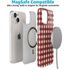 image:imageCasely iPhone 15 Plus Case  Weve Peaked  Aprs Ski Mountains  Compatible with MagSafe  Classic Ultra Slim DesignChecked Twice  Red Plaid