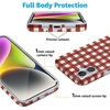 image:imageCasely iPhone 15 Plus Case  Weve Peaked  Aprs Ski Mountains  Compatible with MagSafe  Classic Ultra Slim DesignChecked Twice  Red Plaid