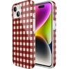 image:imageCasely iPhone 15 Plus Case  Weve Peaked  Aprs Ski Mountains  Compatible with MagSafe  Classic Ultra Slim DesignChecked Twice  Red Plaid