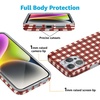 image:imageCasely iPhone 15 Plus Case  Weve Peaked  Aprs Ski Mountains  Compatible with MagSafe  Classic Ultra Slim DesignChecked Twice  Red Plaid