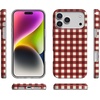 image:imageCasely iPhone 15 Plus Case  Weve Peaked  Aprs Ski Mountains  Compatible with MagSafe  Classic Ultra Slim DesignChecked Twice  Red Plaid