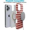 image:imageCasely iPhone 15 Plus Case  Weve Peaked  Aprs Ski Mountains  Compatible with MagSafe  Classic Ultra Slim DesignChecked Twice  Red Plaid