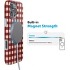 image:imageCasely iPhone 15 Plus Case  Weve Peaked  Aprs Ski Mountains  Compatible with MagSafe  Classic Ultra Slim DesignChecked Twice  Red Plaid