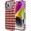 image:imageCasely iPhone 15 Plus Case  Weve Peaked  Aprs Ski Mountains  Compatible with MagSafe  Classic Ultra Slim DesignChecked Twice  Red Plaid