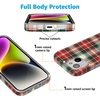 image:imageCasely iPhone 15 Plus Case  Weve Peaked  Aprs Ski Mountains  Compatible with MagSafe  Classic Ultra Slim DesignPlaid  Proper  Signature Plaid