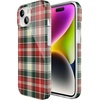 image:imageCasely iPhone 15 Plus Case  Weve Peaked  Aprs Ski Mountains  Compatible with MagSafe  Classic Ultra Slim DesignPlaid  Proper  Signature Plaid