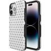 image:imageCasely iPhone 15 Pro Case  On the Dot  White Polka Dot  Bold Protective Design  Compatible with MagSafe